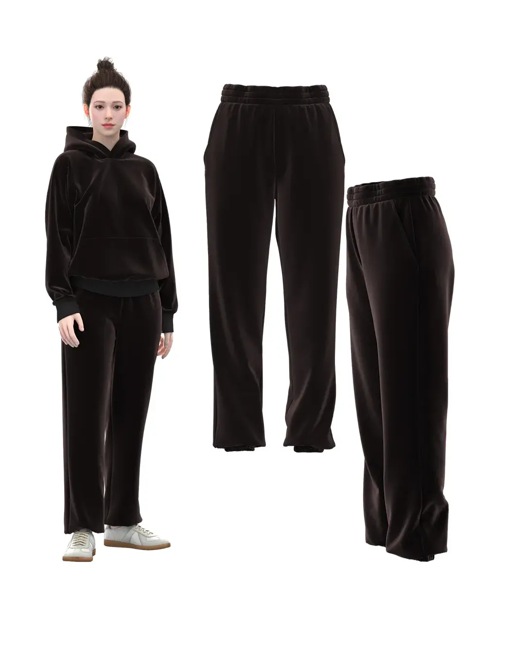 Jogger pants with side pockets